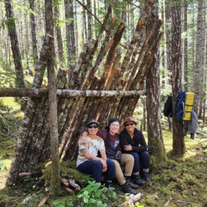 Building a Shelter oat ONE WITH NATURE Survival School