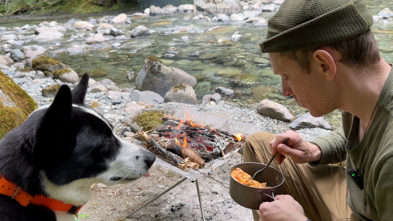 Eating in the wilderness