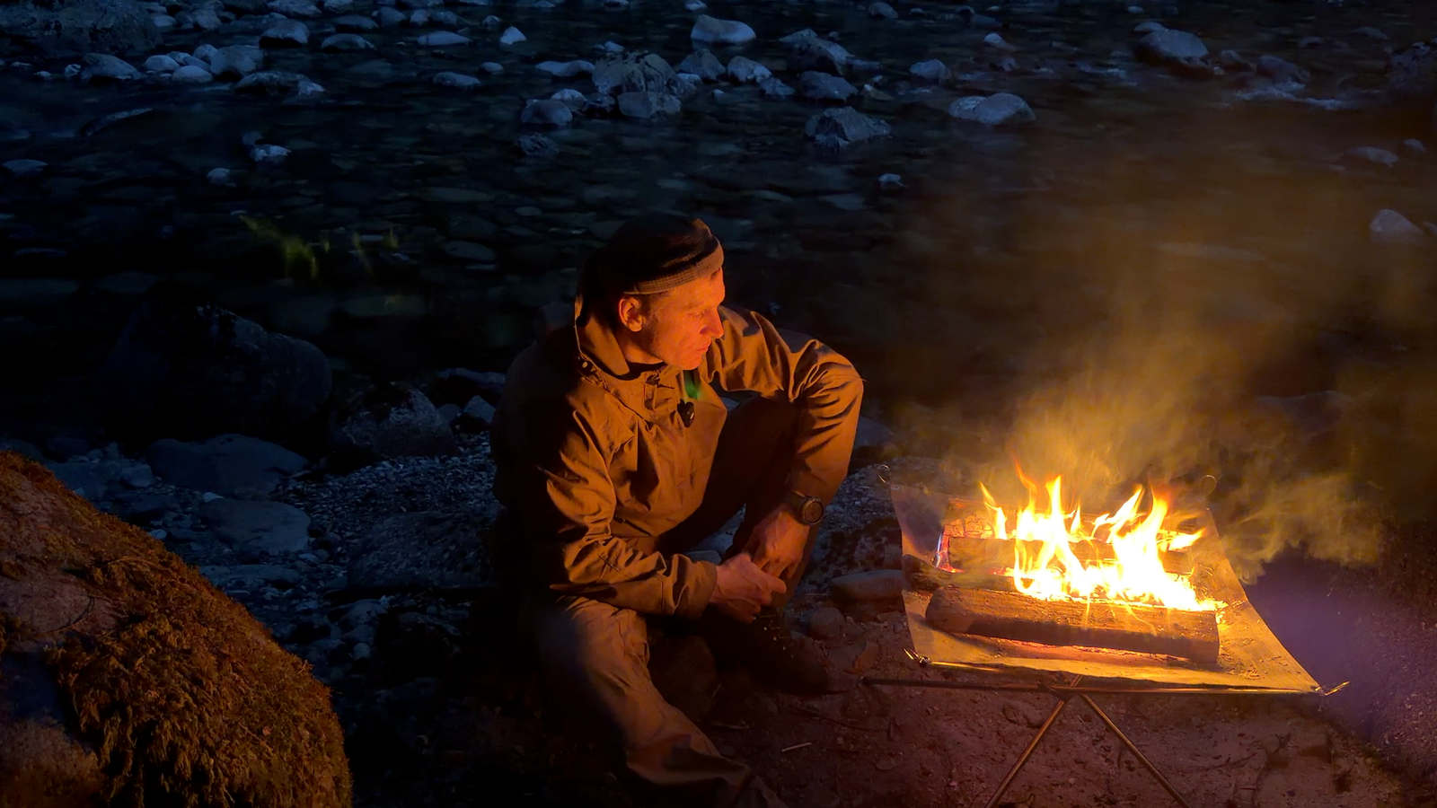 Night Camp Fire